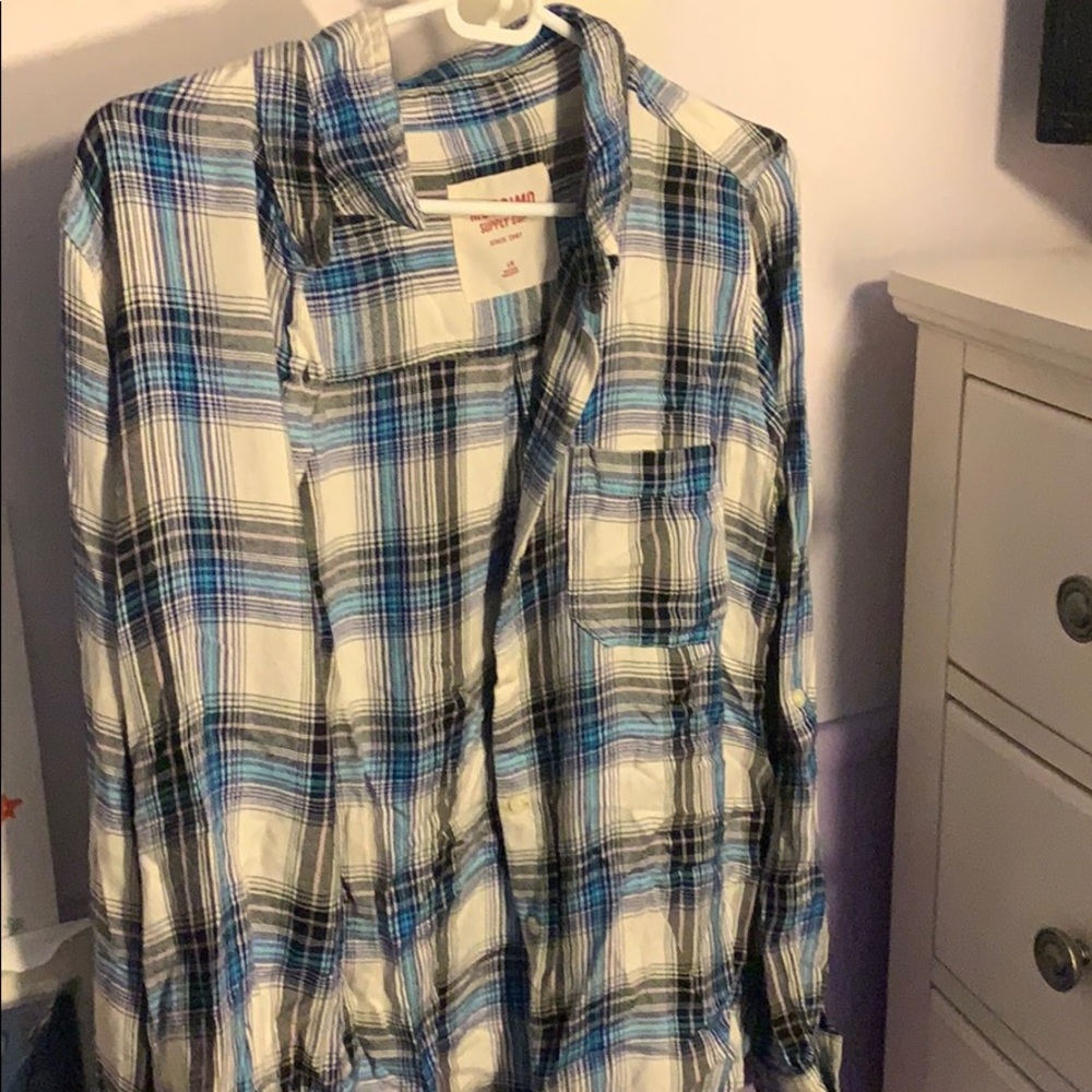 plaid shirt